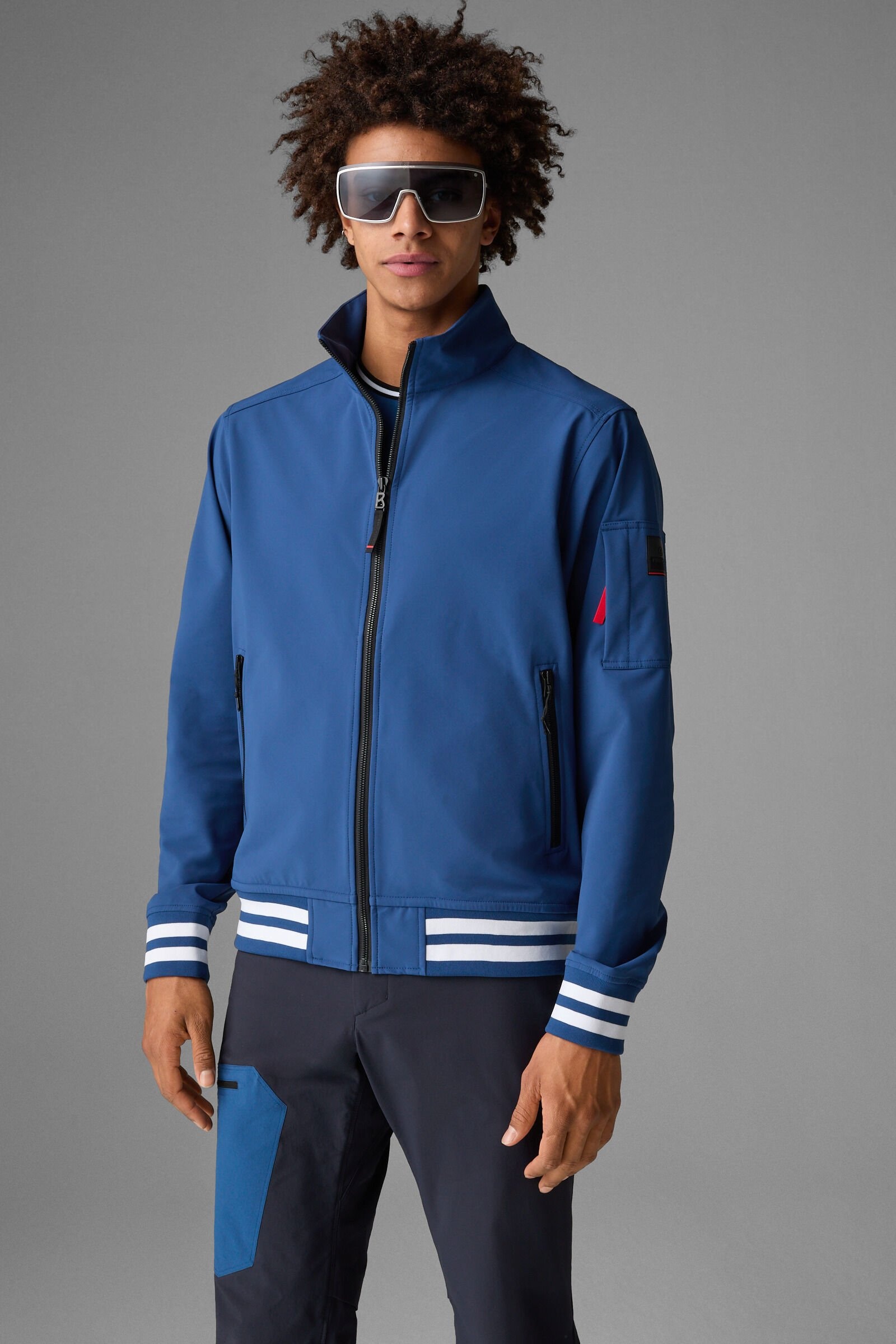 Simeon Softshell jacket in Blue - 2