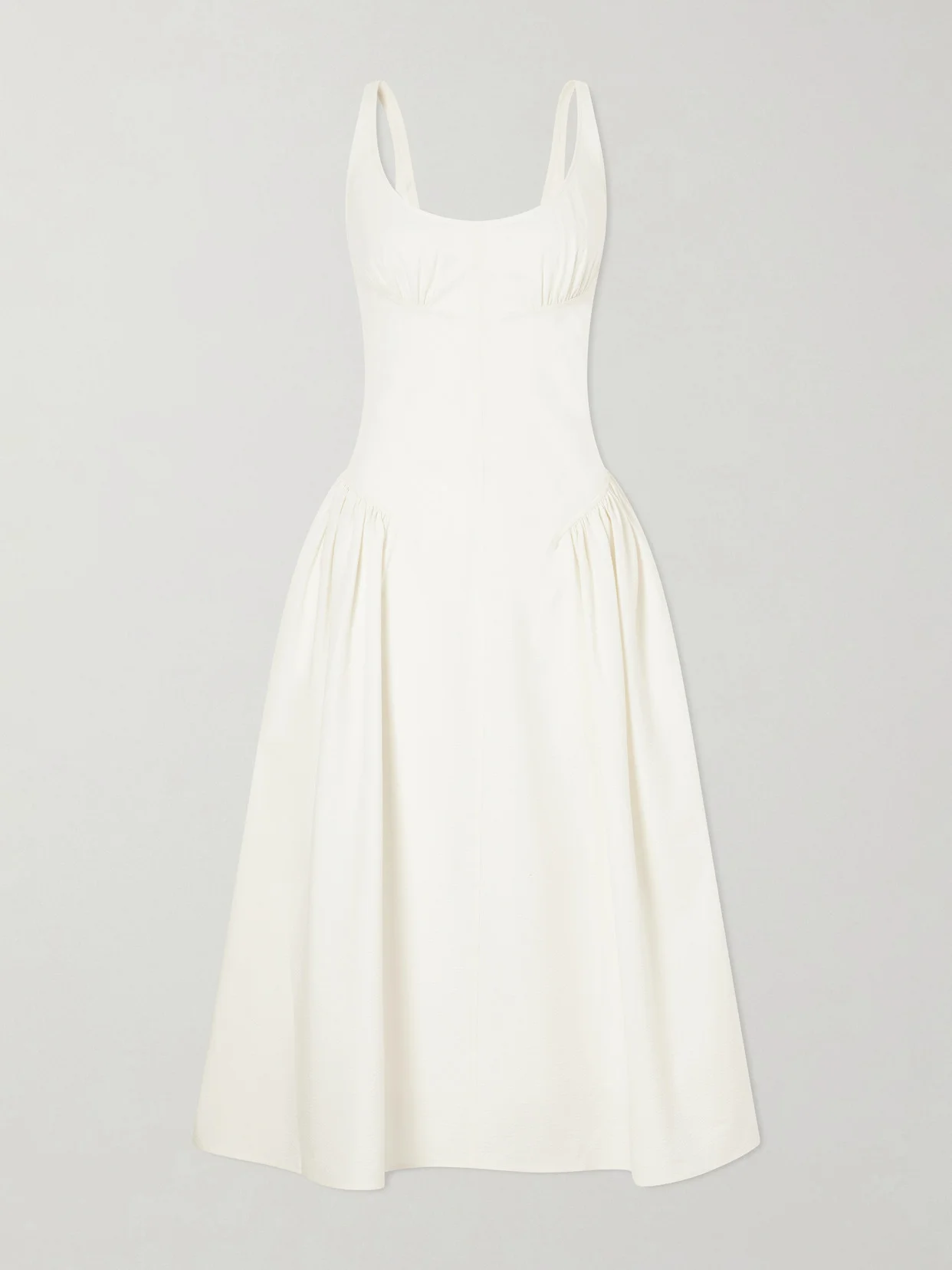 Solira Seersucker Midi Dress - 1