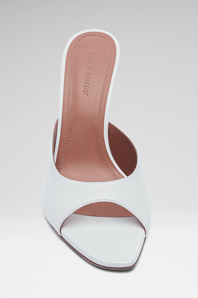 Amina Muaddi ALEXA SLIPPER 95 WHITE NAPPA outlook