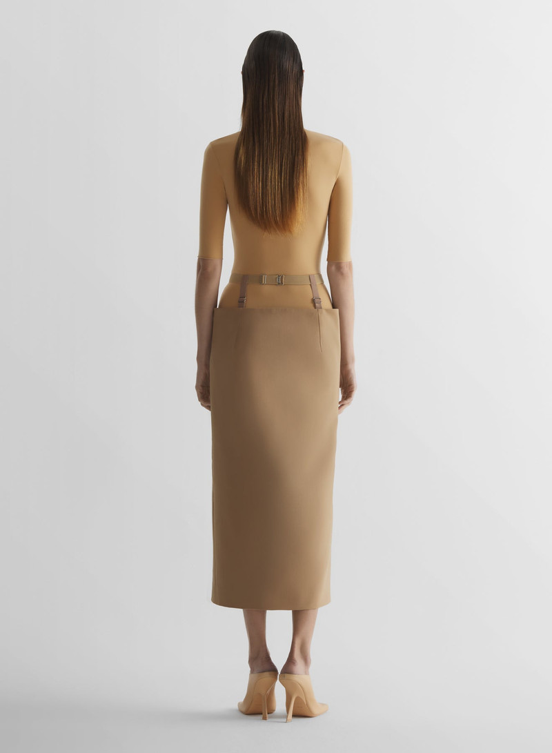 Suspended pencil skirt 4
