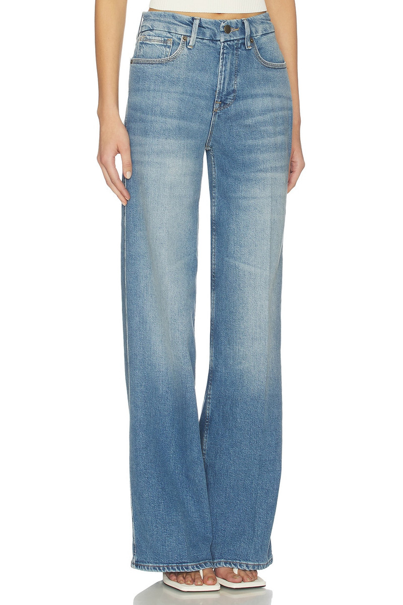 GOOD AMERICAN Good Skate Wide Jeans outlook