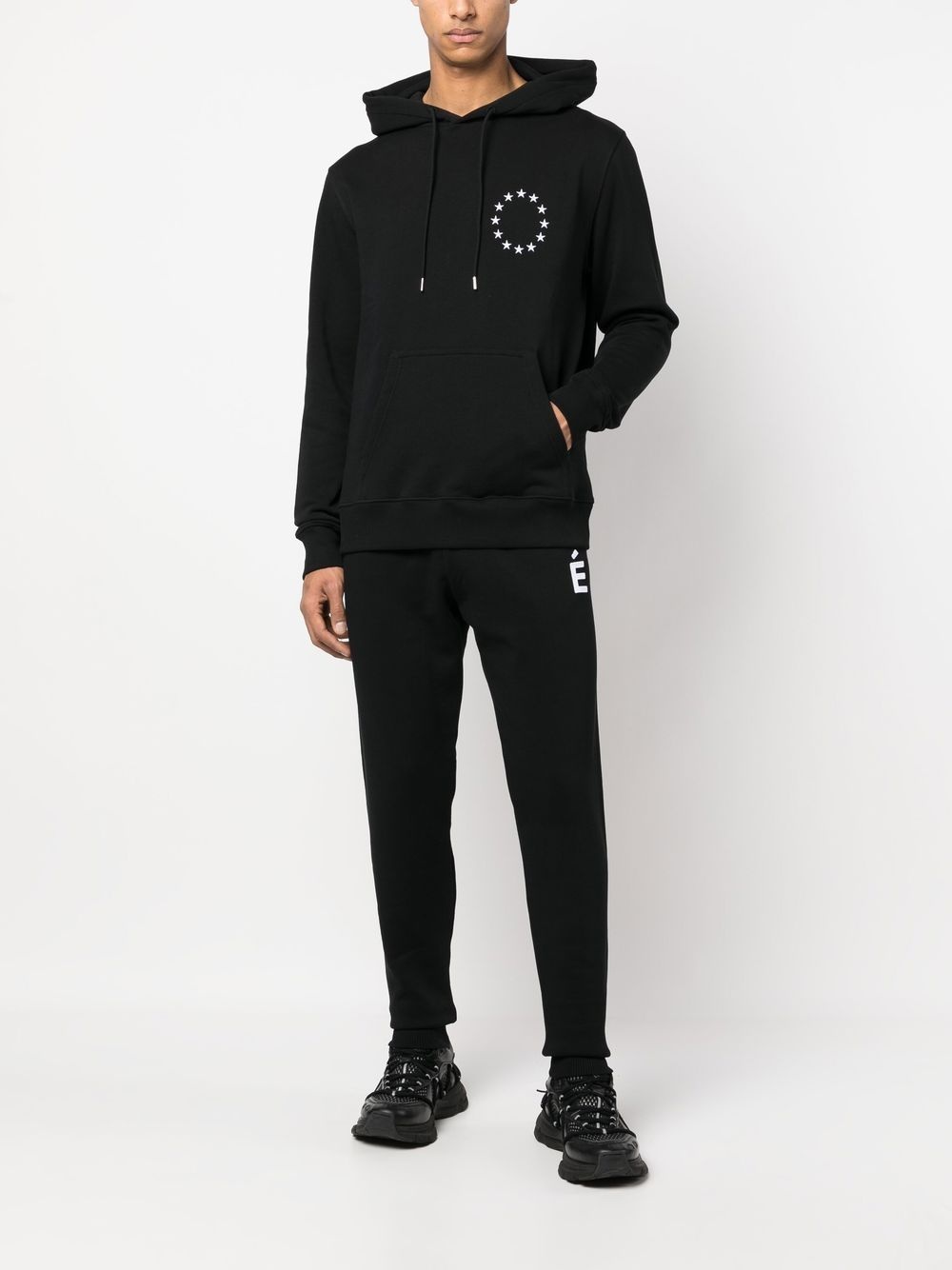 logo-print long-sleeve hoodie - 2