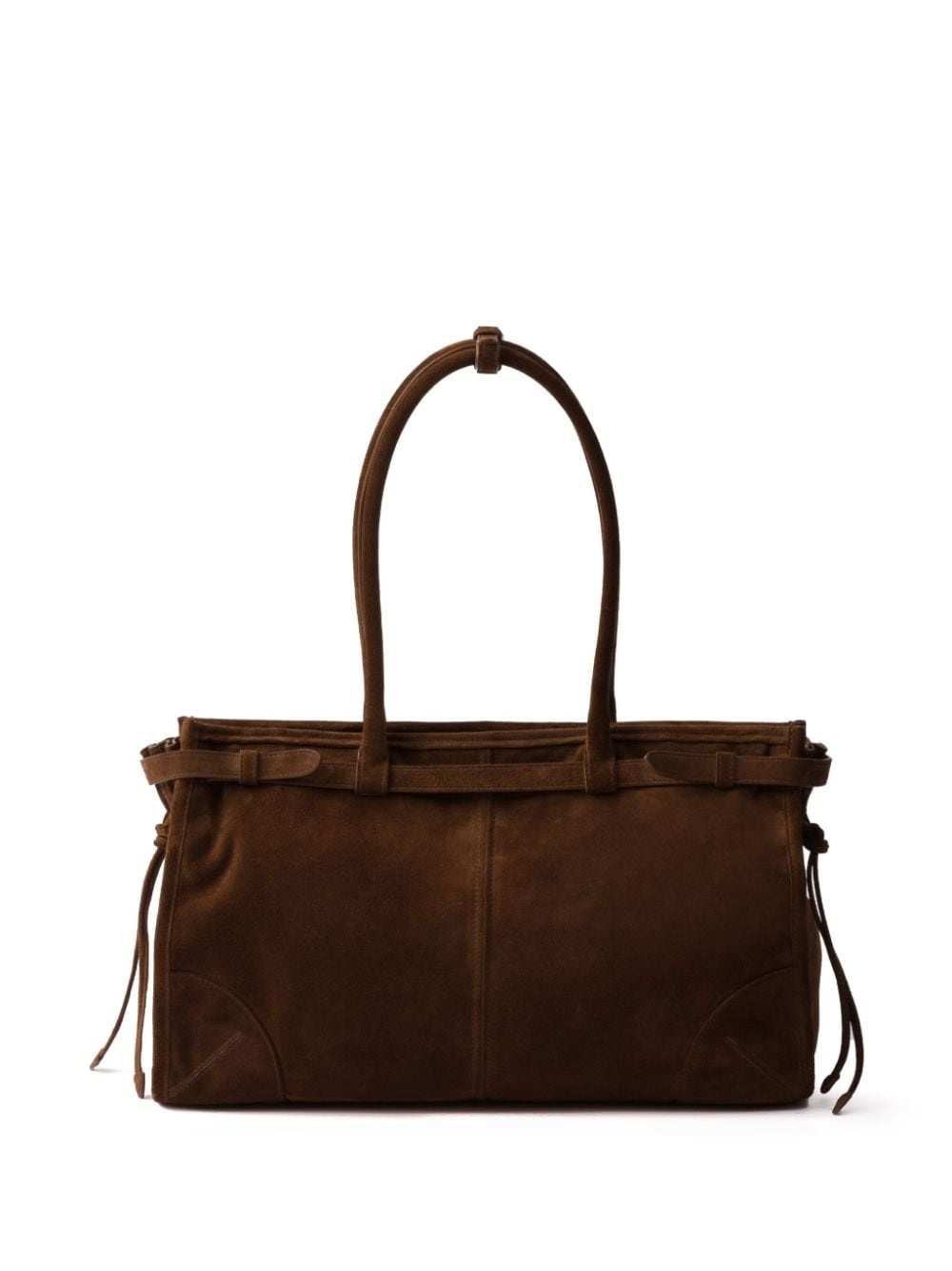 large suede handbag - 2
