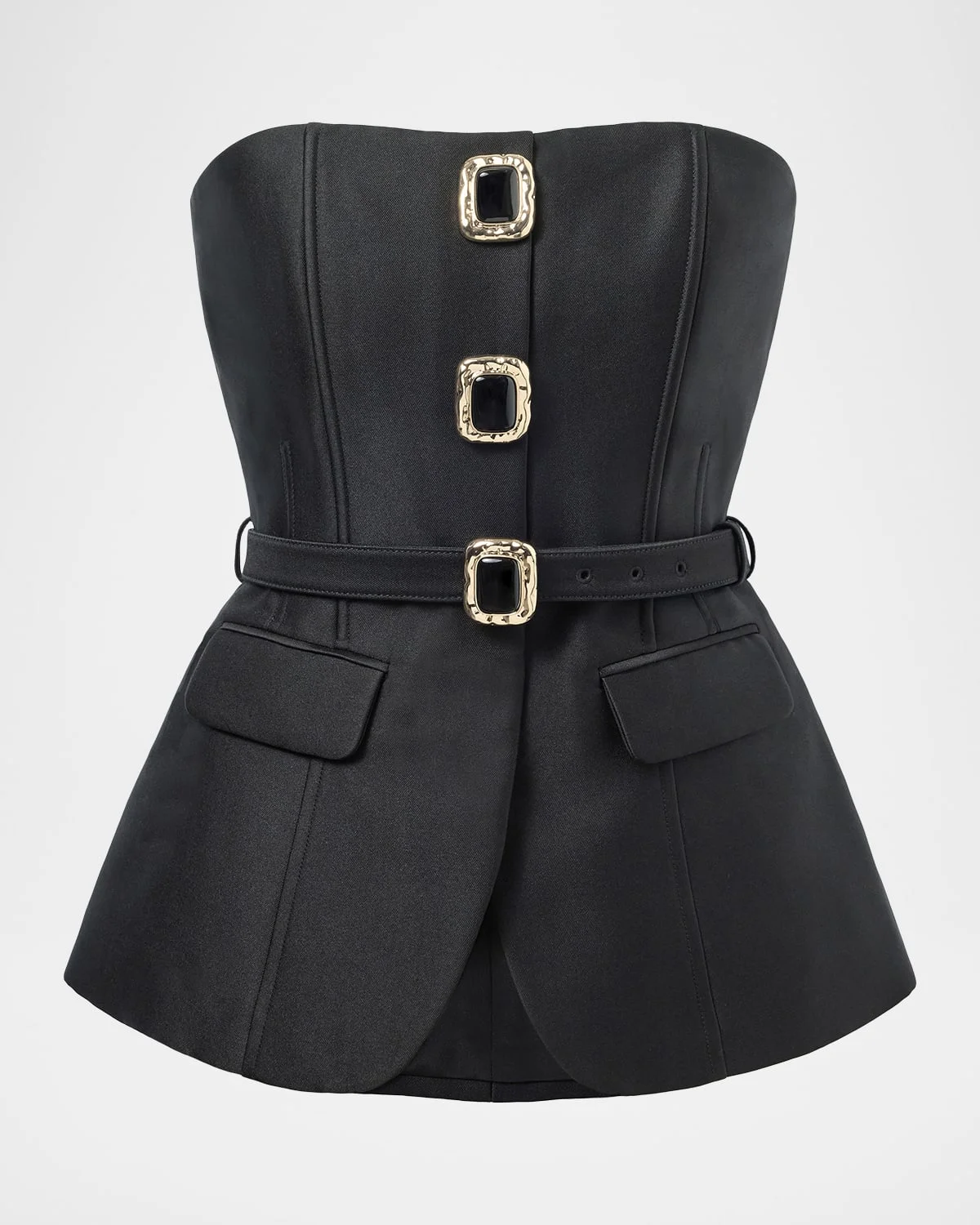 Taffeta Bandeau Top - 1