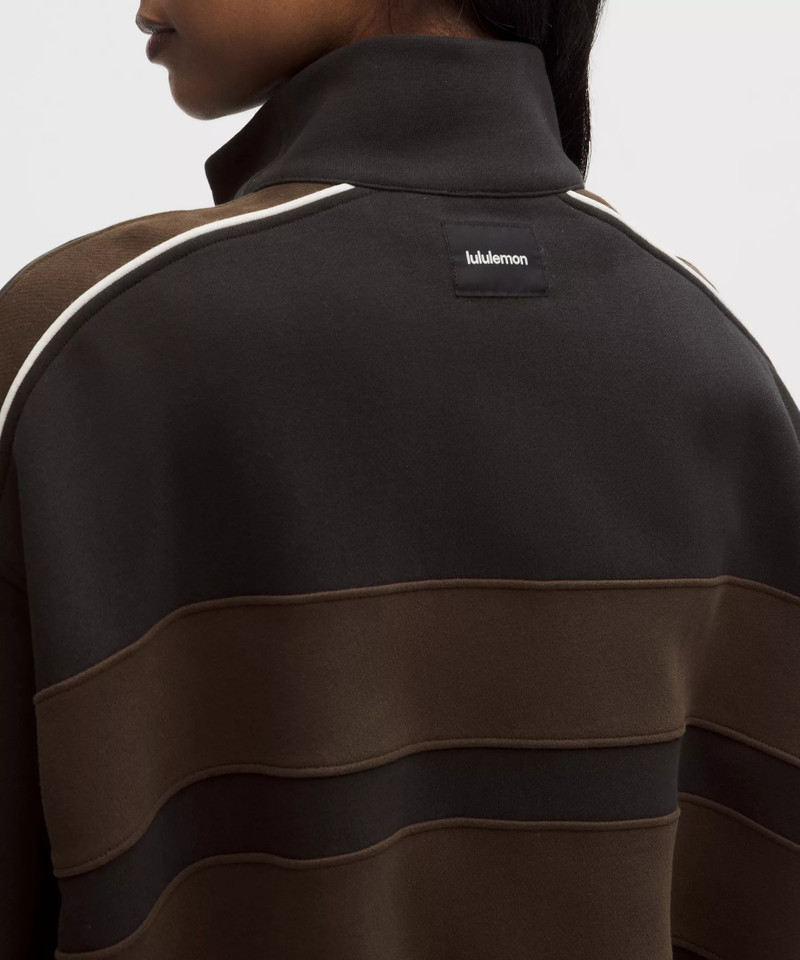 Women's Steady State Oversized Funnel Full Zip *Stripe 7