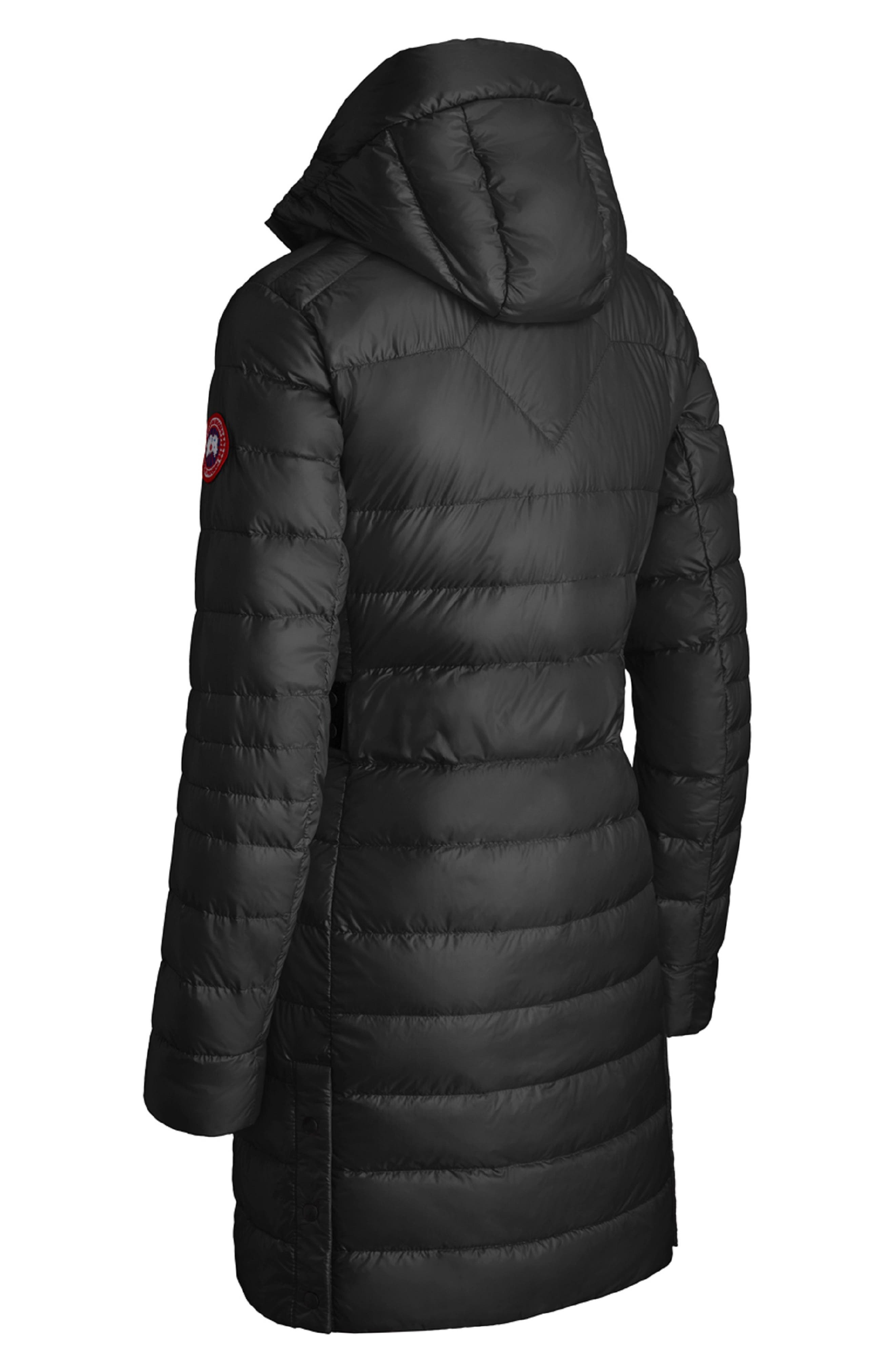 Canada Goose Cypress Packable Hooded 750-Fill-Power Down Puffer Coat in Black at Nordstrom - 4