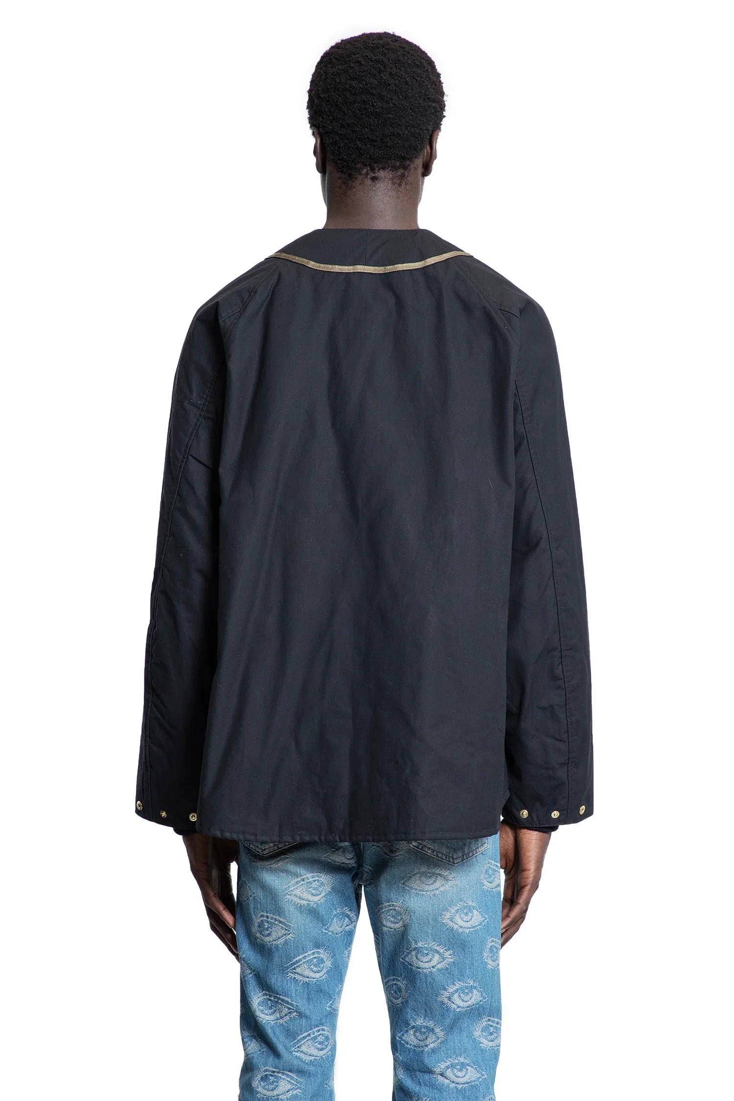 Cotton-Weather-Oil-Coated-Baseball-Blouson - 3