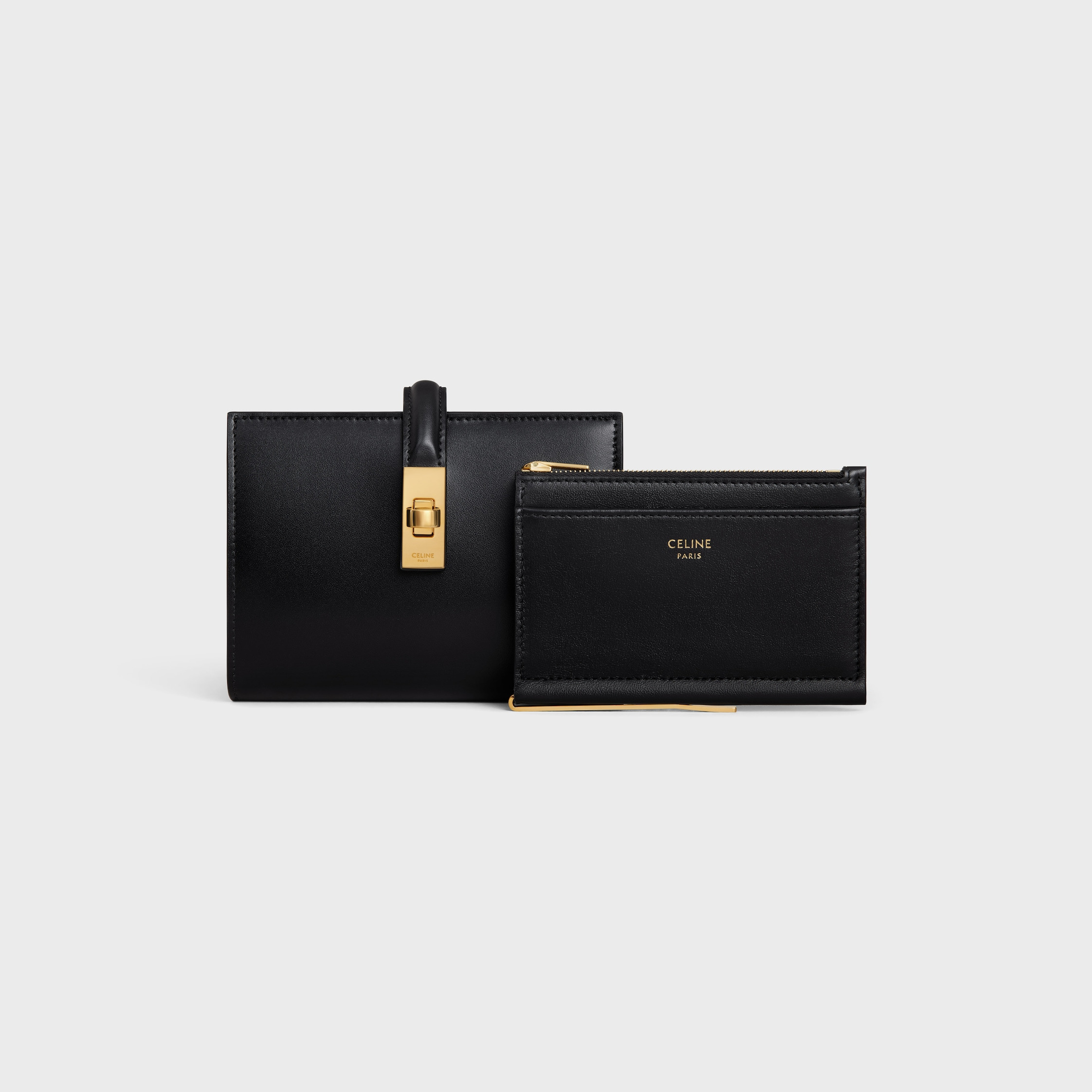 WALLET WITH COIN PURSE in Shiny Calfskin - 6