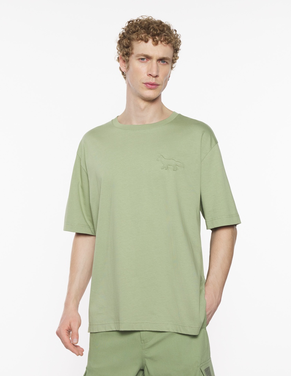 EMBOSSED PROFILE FOX OVERSIZE TEE-SHIRT - 3