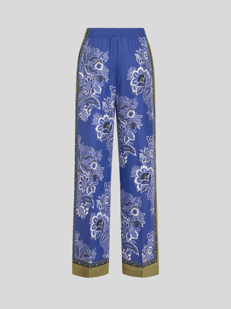 BANDANNA BOUQUET PALAZZO TROUSERS - 6