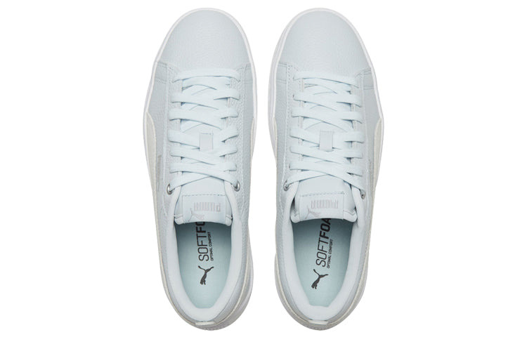 (WMNS) PUMA Smash Platform L Light Blue 366487-19 - 3