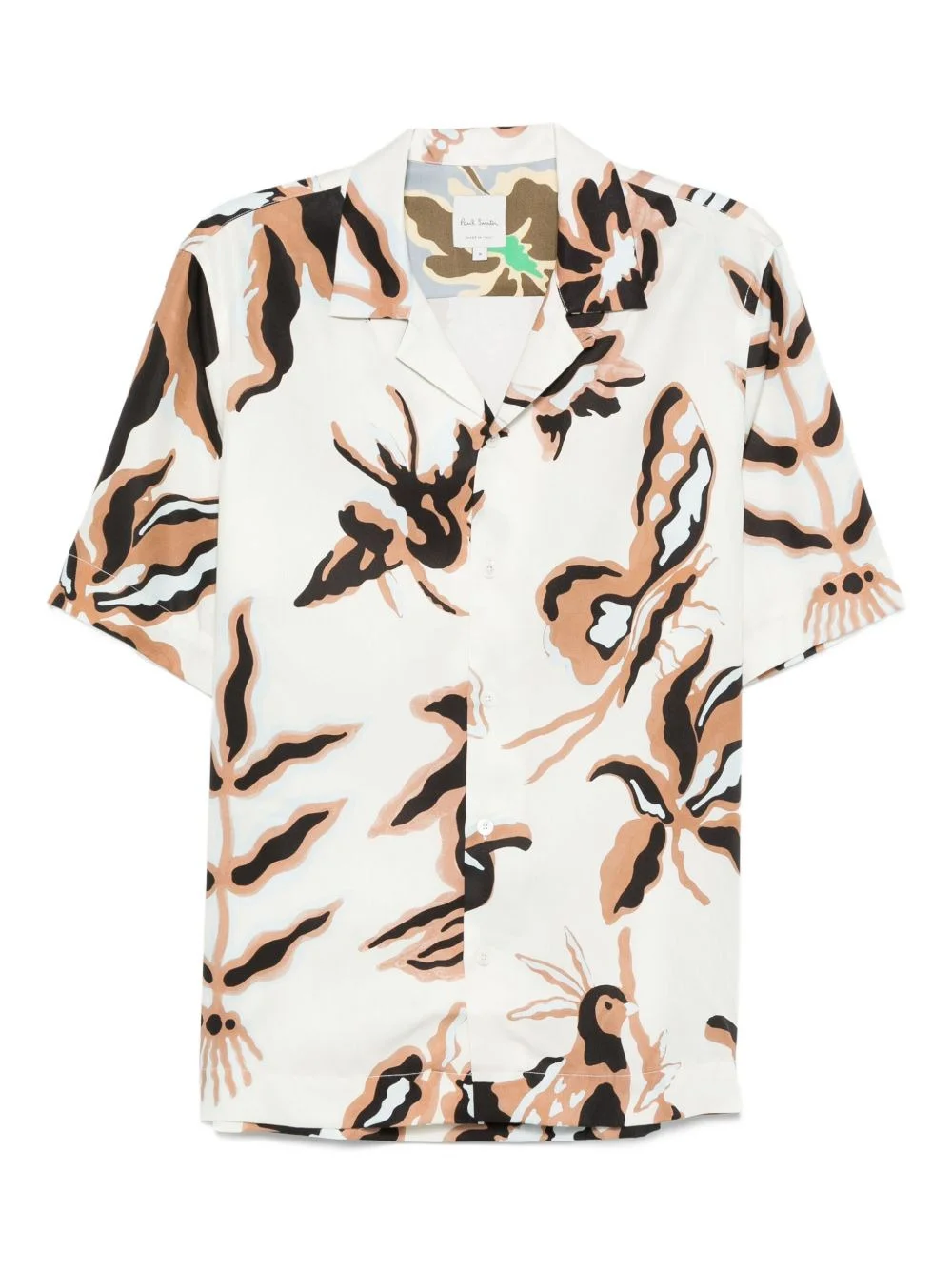 geometric-print shirt - 1