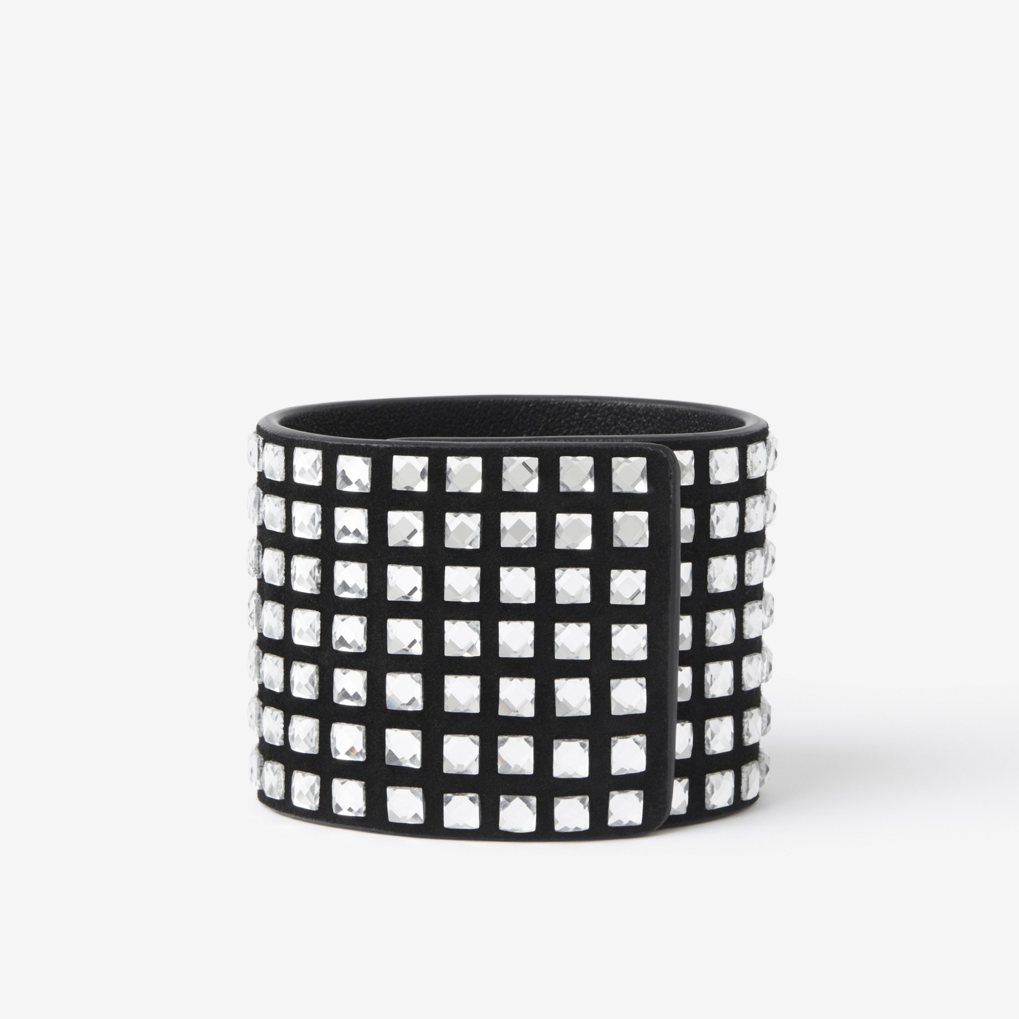 Crystal Detail Suede Cuff - 2
