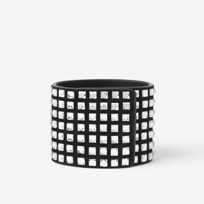 Burberry Crystal Detail Suede Cuff outlook