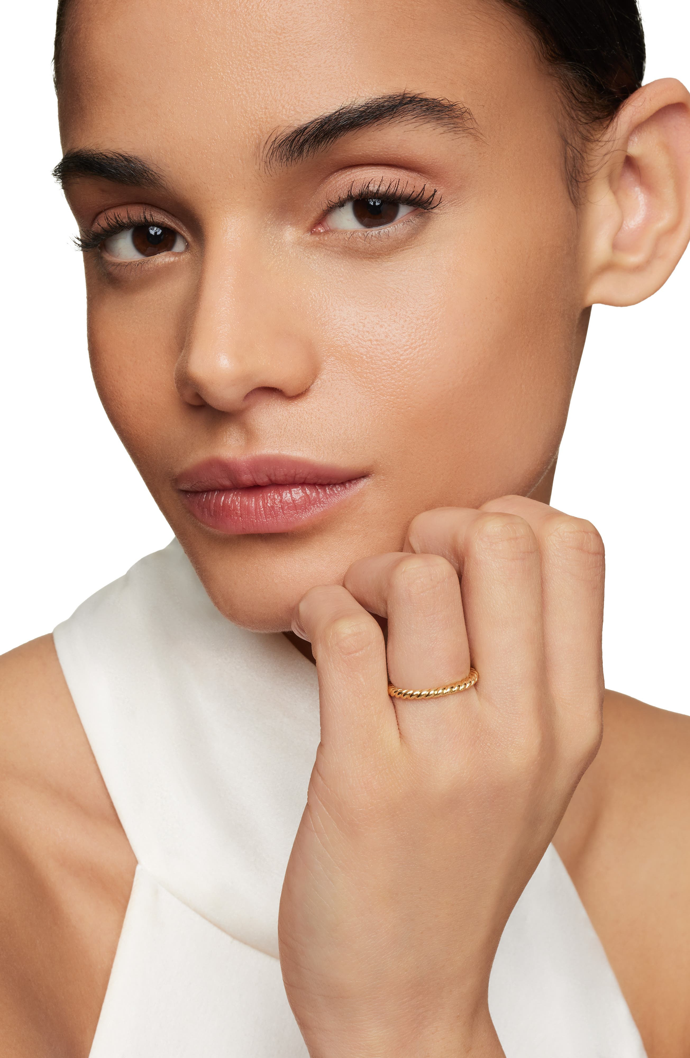 David Yurman DY Unity Cable Band Ring in Gold at Nordstrom - 2