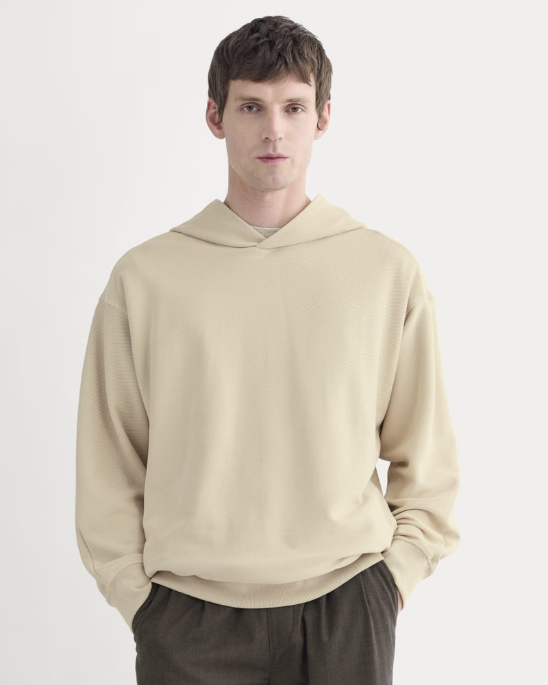 EVERLANE TWILL TERRY JACQUARD HOODIE outlook
