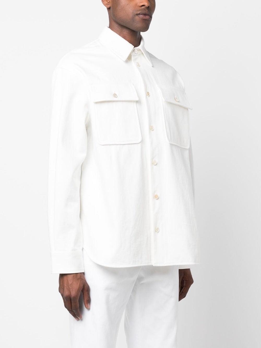 long-sleeve cotton shirt - 3