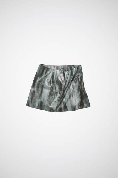 Acne Studios Leather skirt - Black outlook
