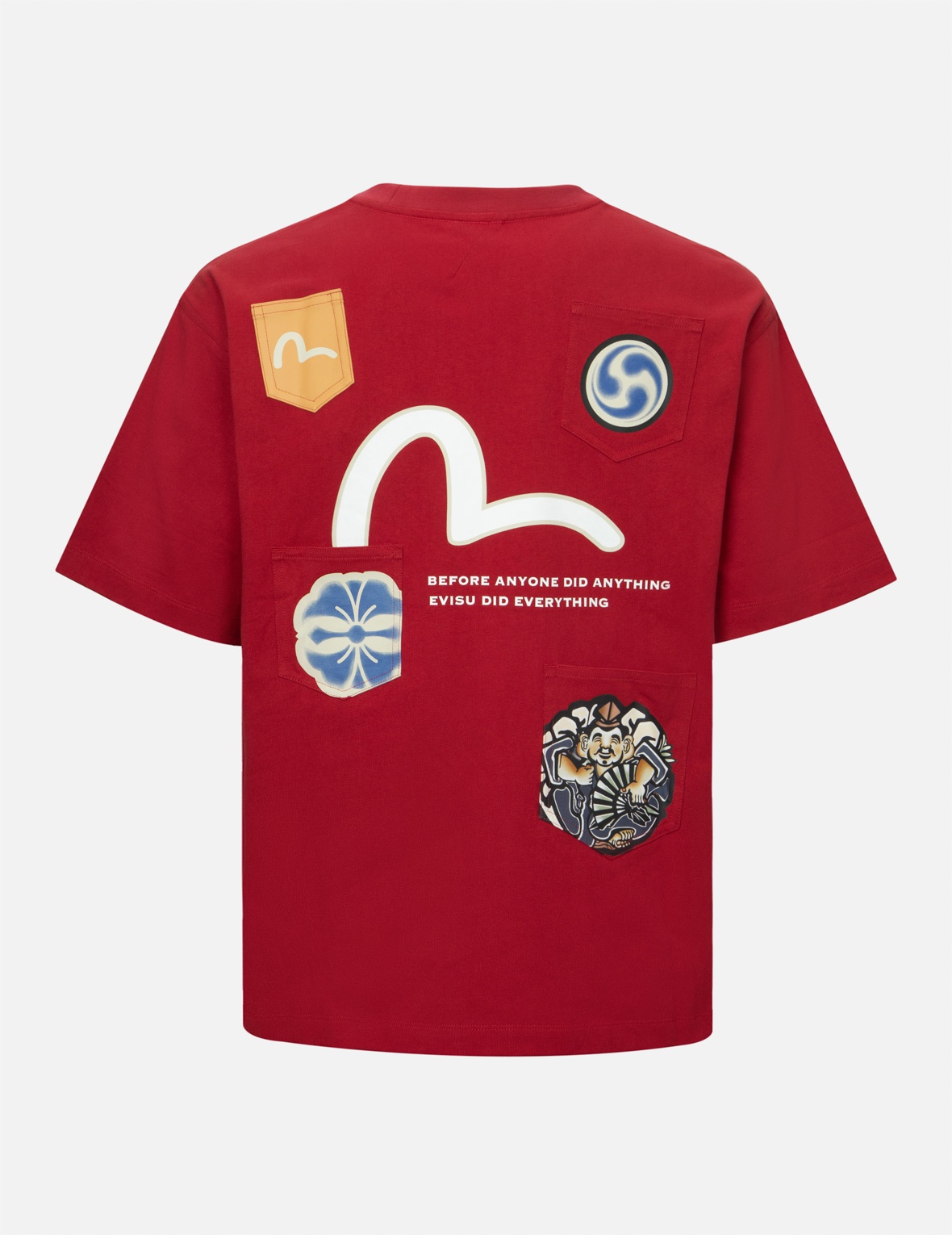MULTI-PRINT AND MULTI-POCKET RELAX FIT T-SHIRT - 2