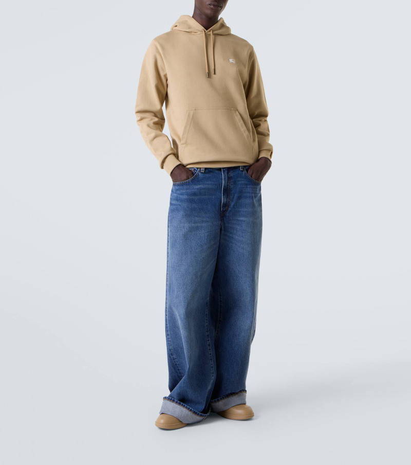 Burberry EKD cotton jersey hoodie outlook