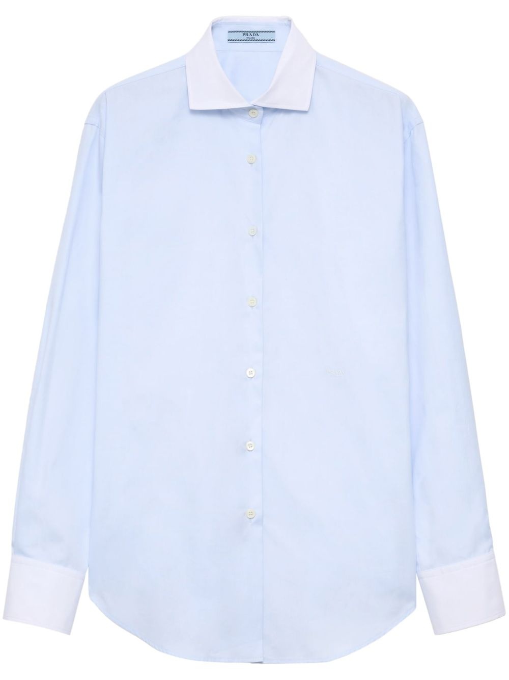 embroidered cotton shirt - 1