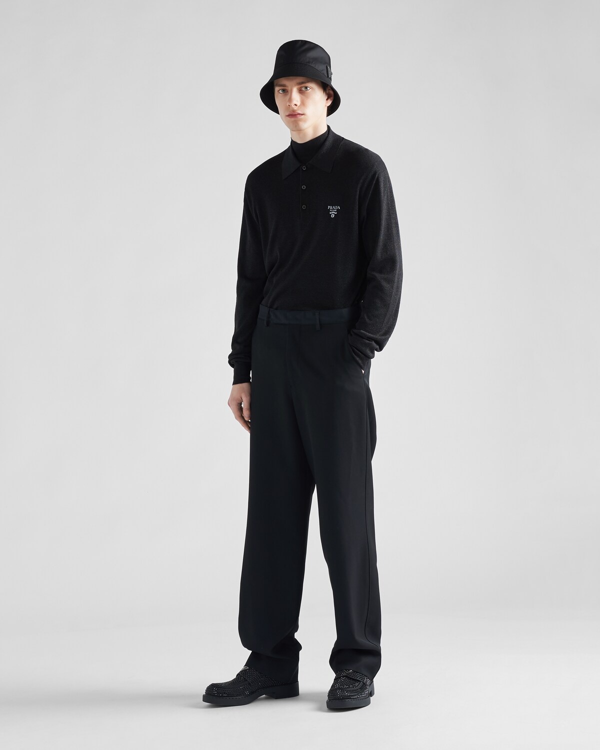 Wool gabardine pants - 2