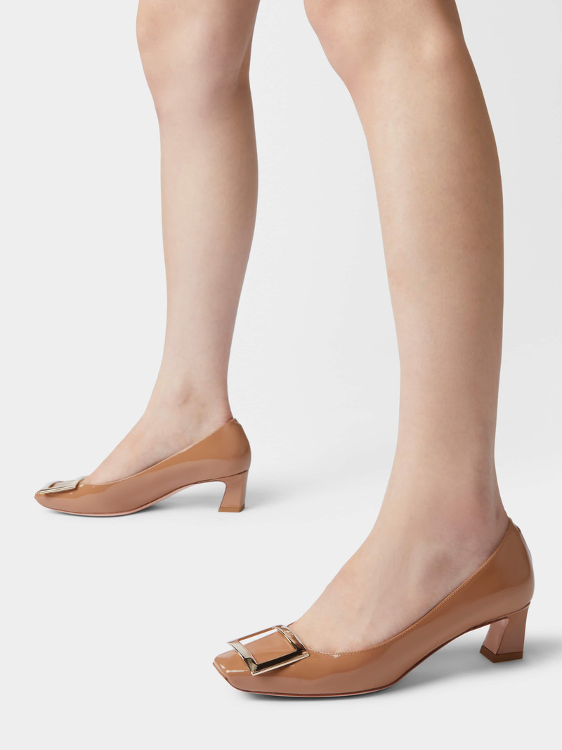 Roger Vivier Trompette Metal Buckle Pumps in Patent Leather outlook