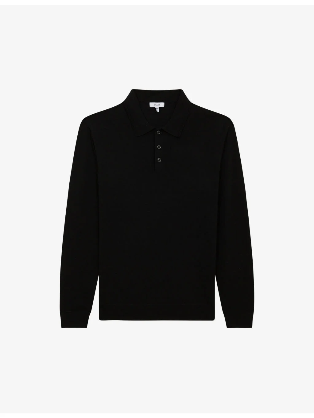 Trafford polo-collar slim-fit merino-wool jumper - 1