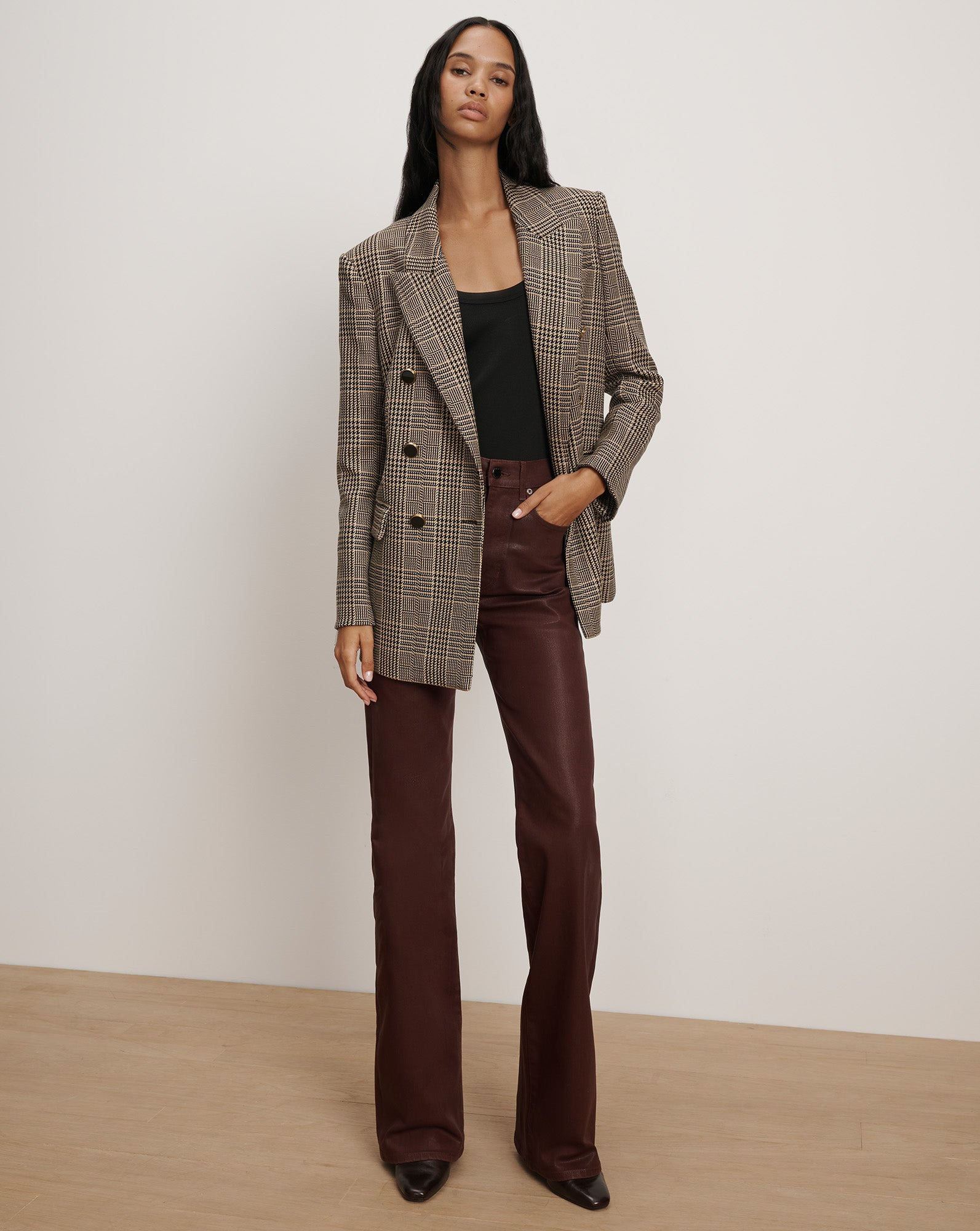 RHYS HOUNDSTOOTH DICKEY JACKET - 3