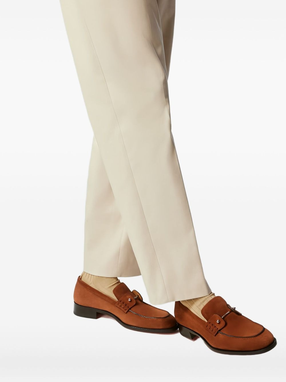 Chambelimoc suede almond-toe loafers - 5