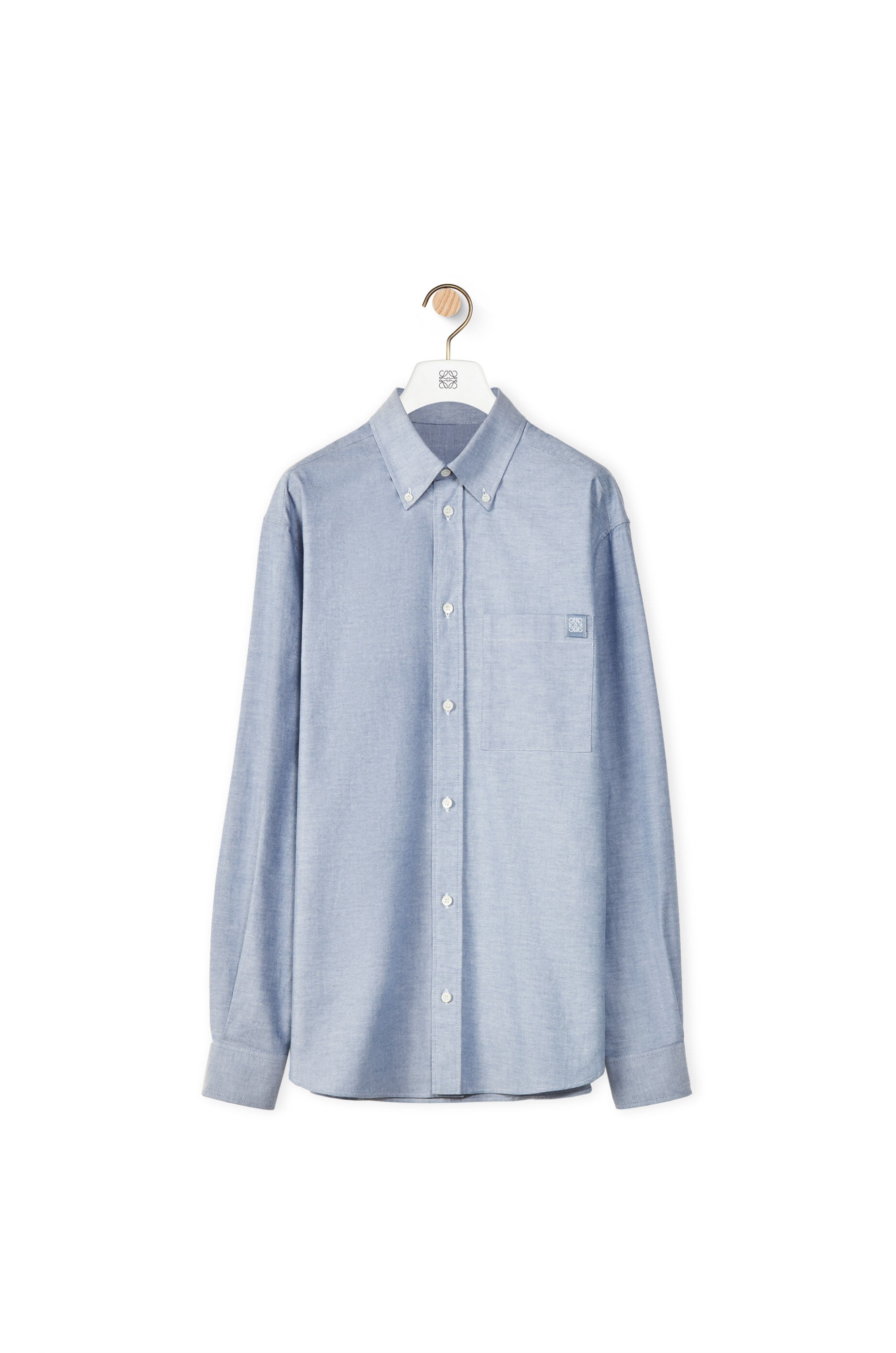 Chest pocket Oxford shirt in cotton - 1