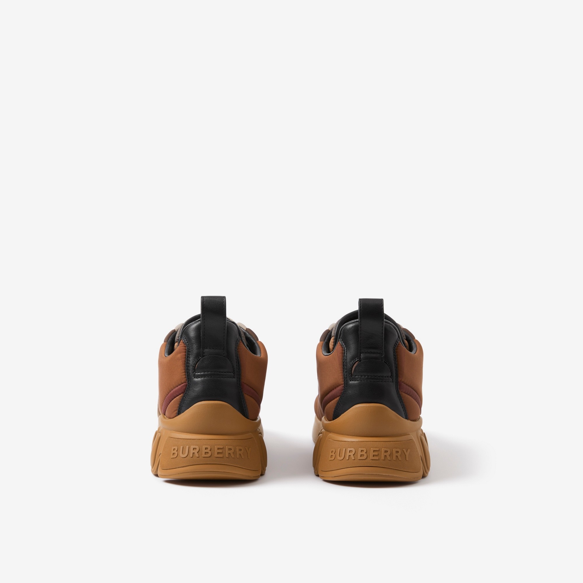 Quilted Nylon and Leather Classic Sneakers - 3