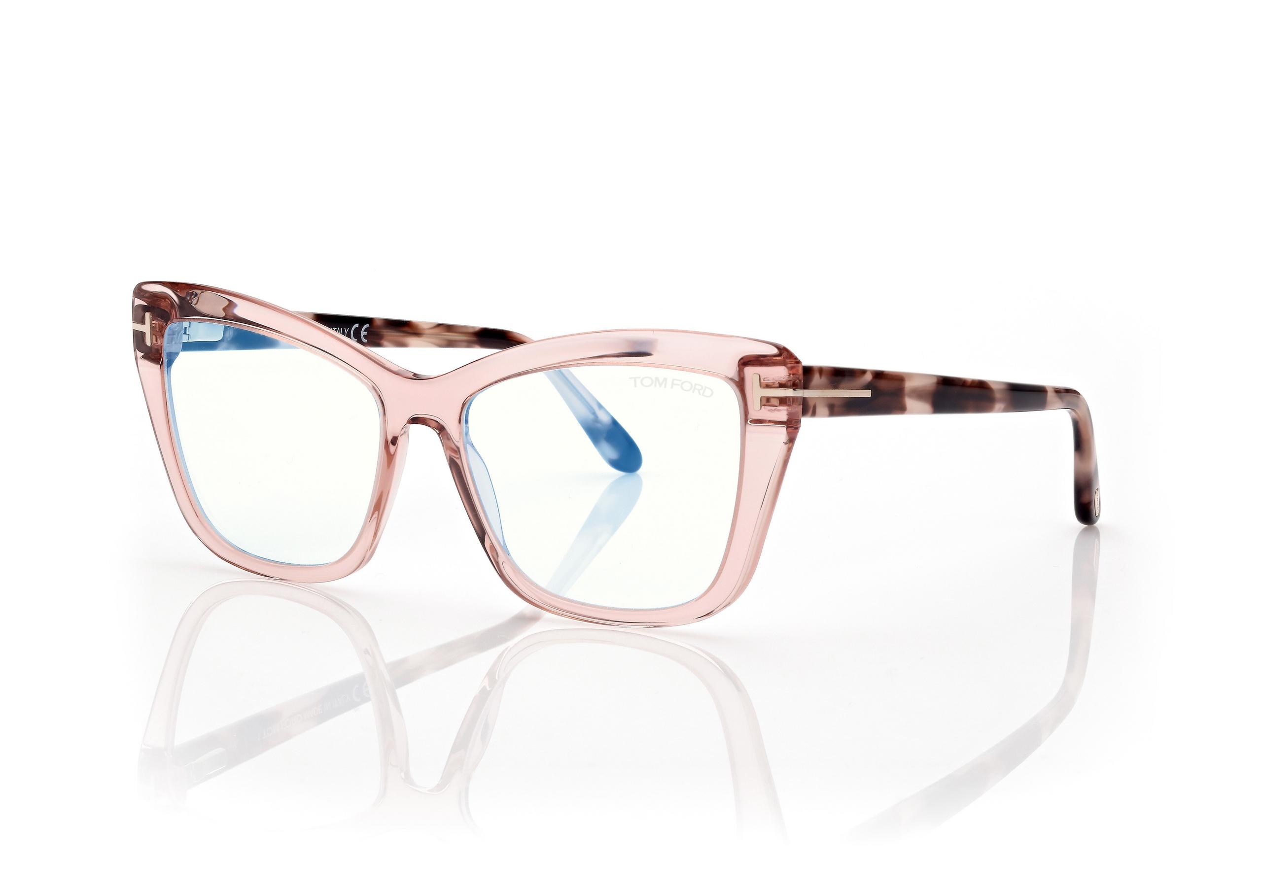 BLUE BLOCK SQUARE CAT EYE OPTICALS - 2