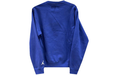 Jordan Air Jordan Fleece Crew Sweatshirt 'Blue' DR6421-455 outlook