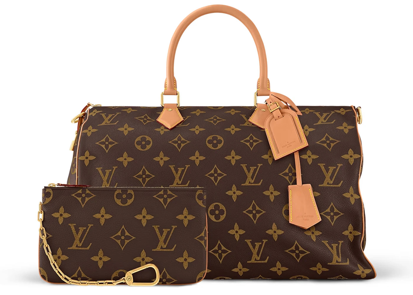 Louis Vuitton Speedy P9 Bandoulière 50 Monogram Leather Brown Monogram - 4