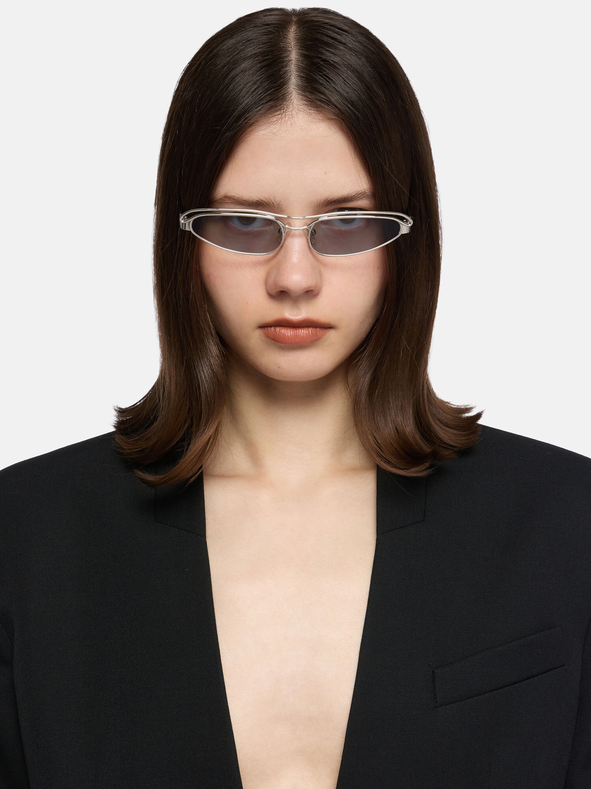 BLACK AND SILVER SUNGLASSES - 2