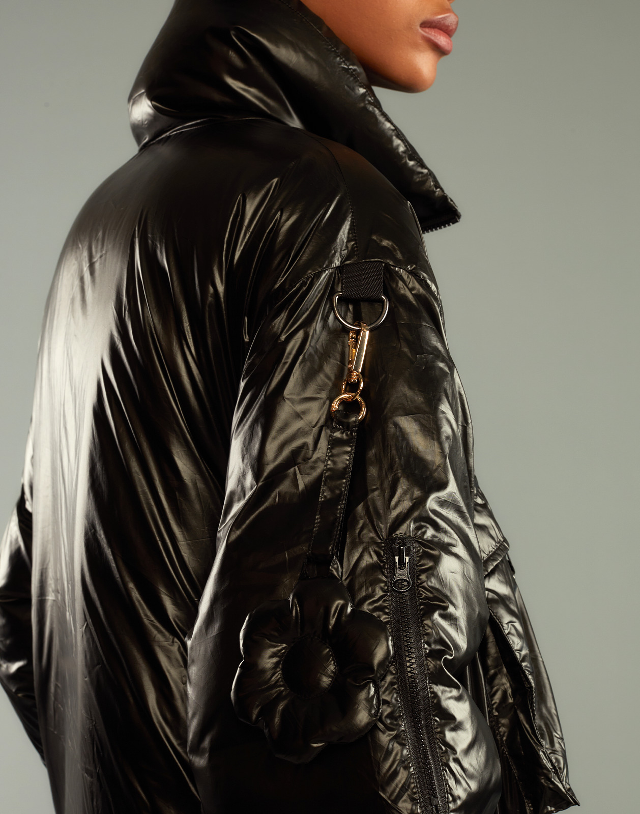 Cargo Pocket Puffer Coat - 5