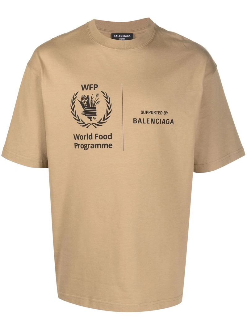 logo-print T-shirt - 1
