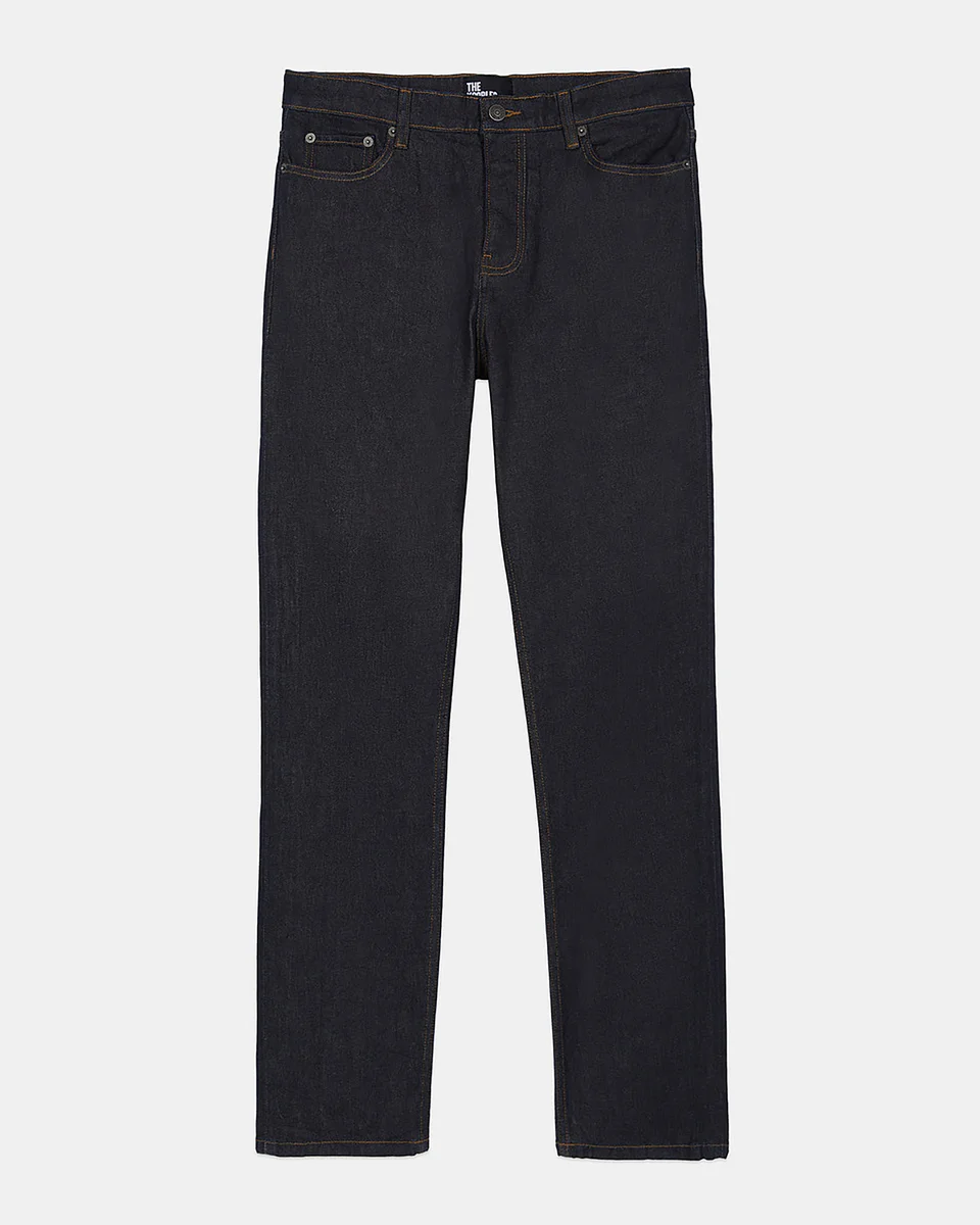 BLUE DENIM SLIM JEANS - 1