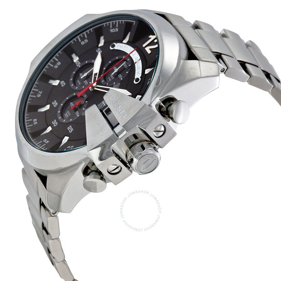 Diesel Chief Chronograph Black Dial Stainless Steel Men's Watch DZ4308 - 2