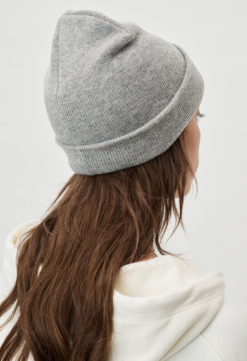 CASHMERE BLEND SURPLUS BEANIE 6