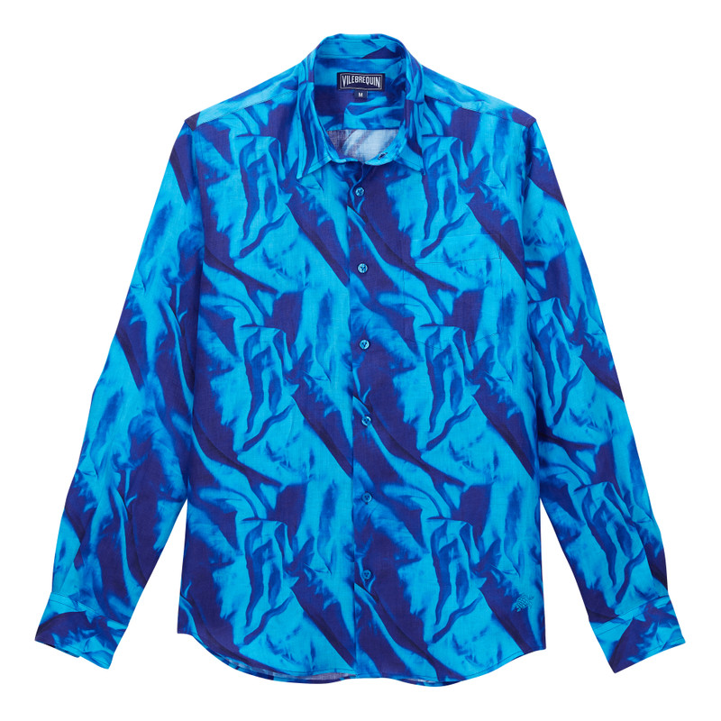 Men Linen Shirt Les Draps Froissés 1