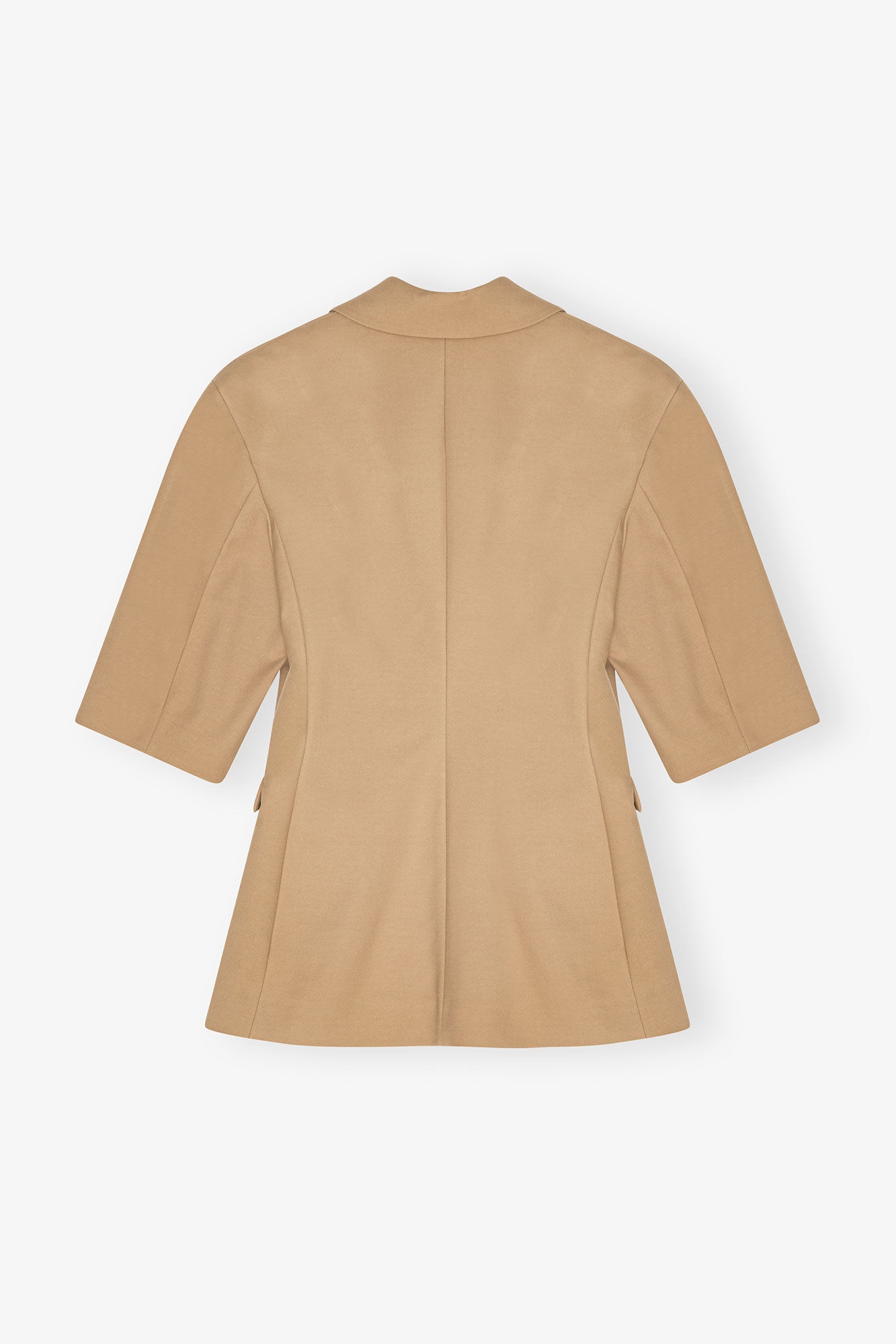 CAMEL 3/4 SLEEVE BLAZER - 6