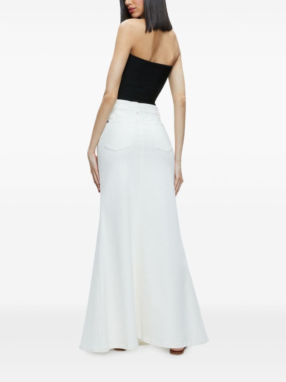 Rye A-line slit skirt - 4