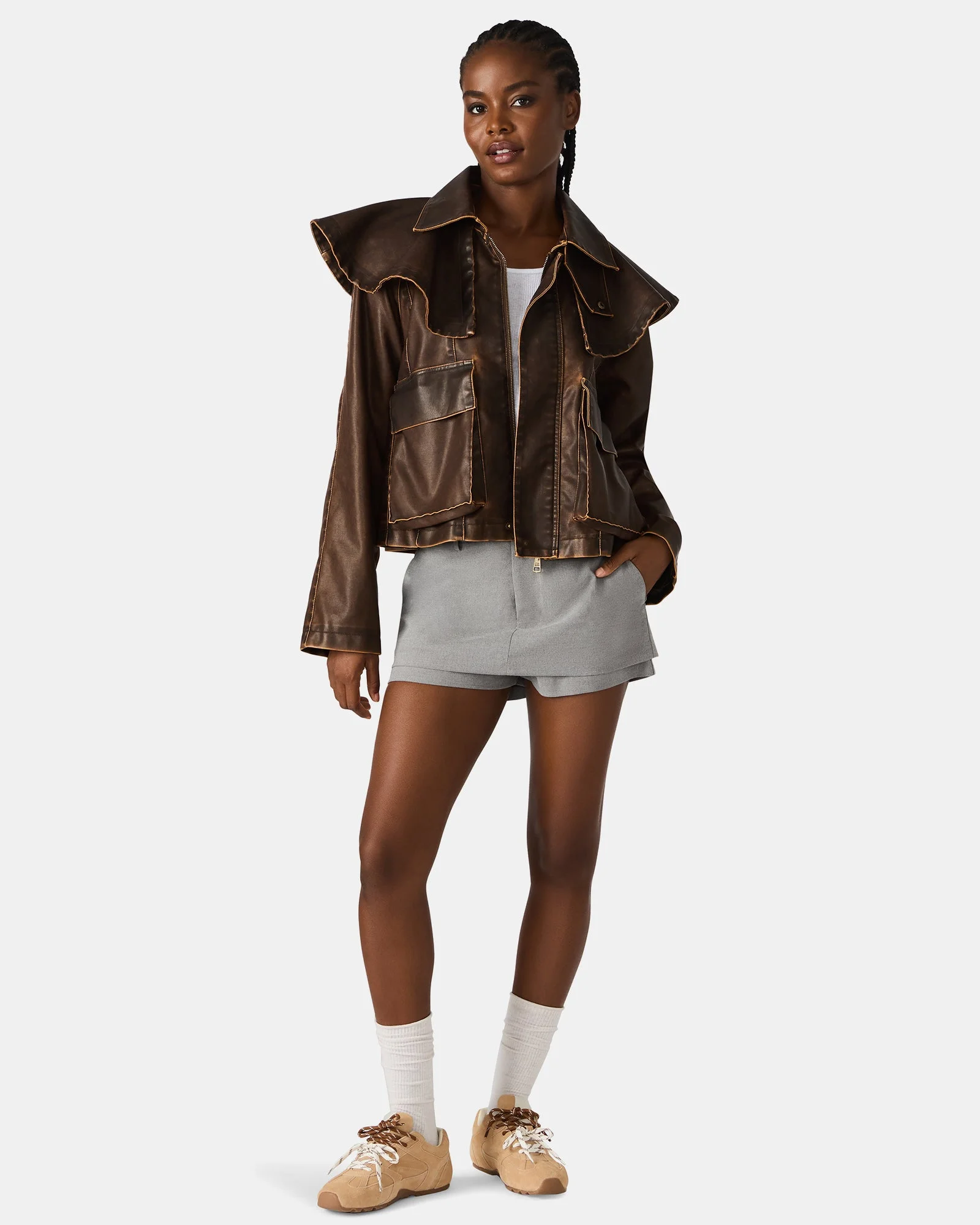 VARVARA JACKET CHOCOLATE - 1