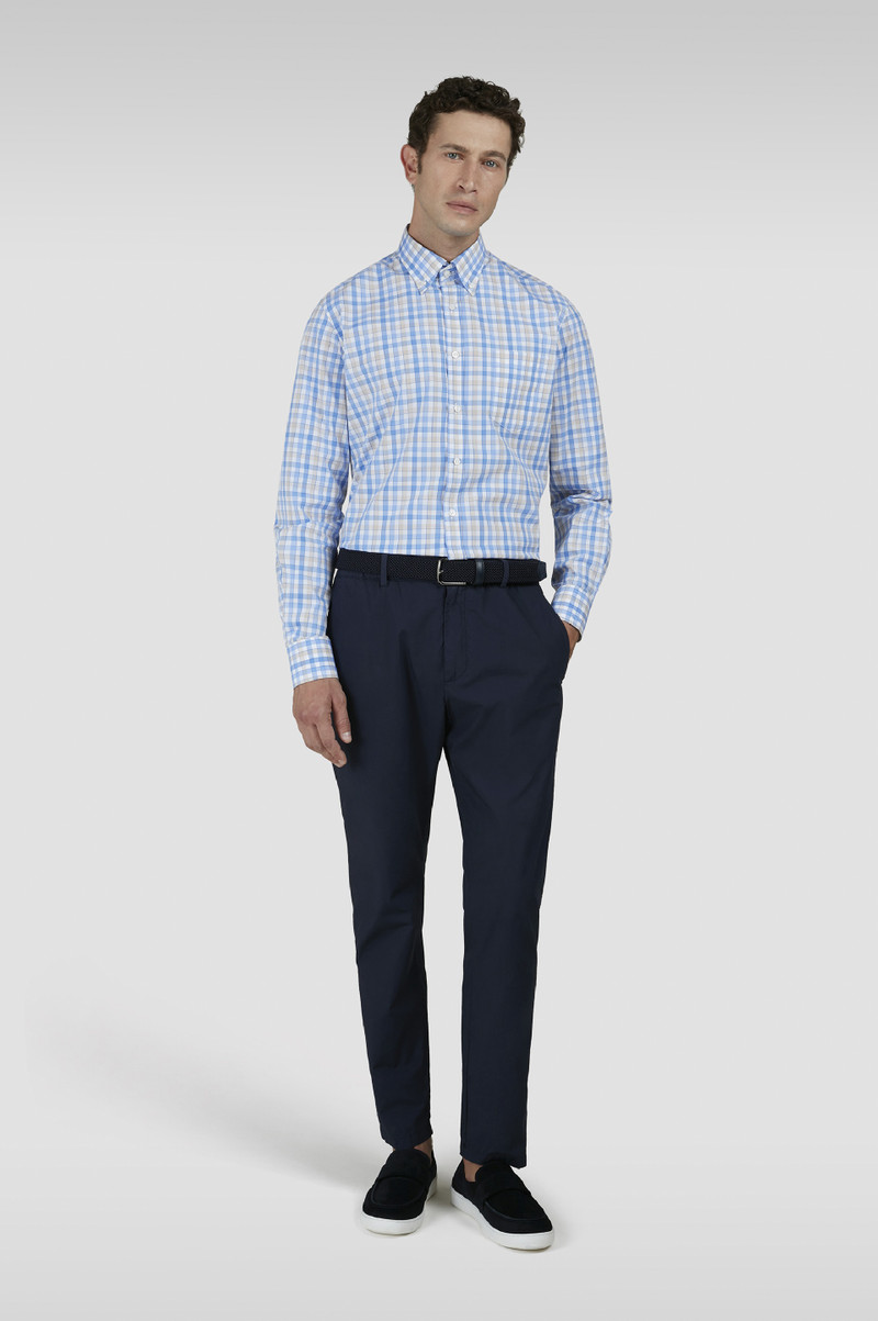 Paul & Shark SOFT TOUCH COTTON POPLIN SHIRT WITH CHECK PATTERN outlook