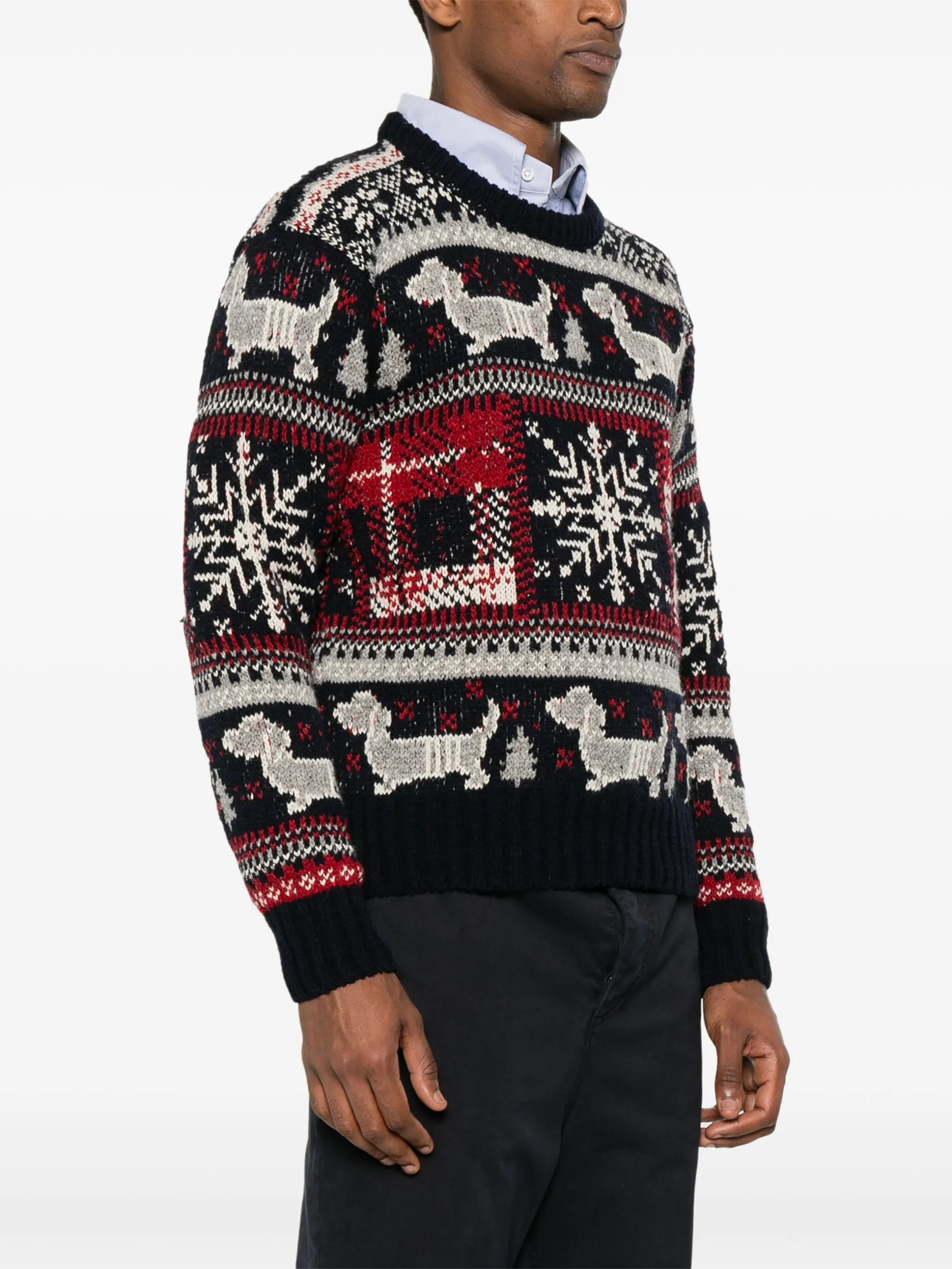 fair isle intarsia jumper - 3