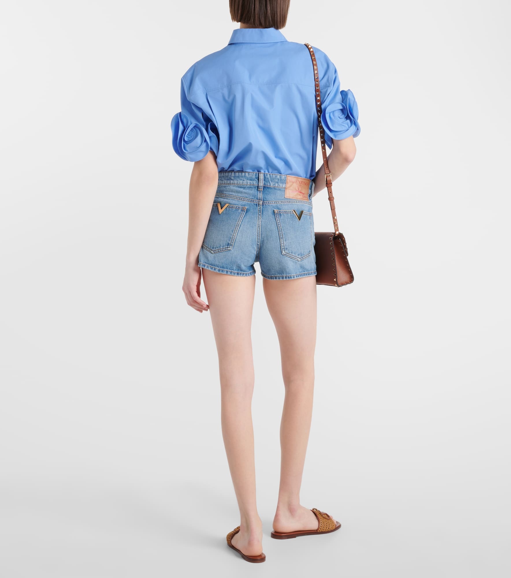 Denim shorts - 3