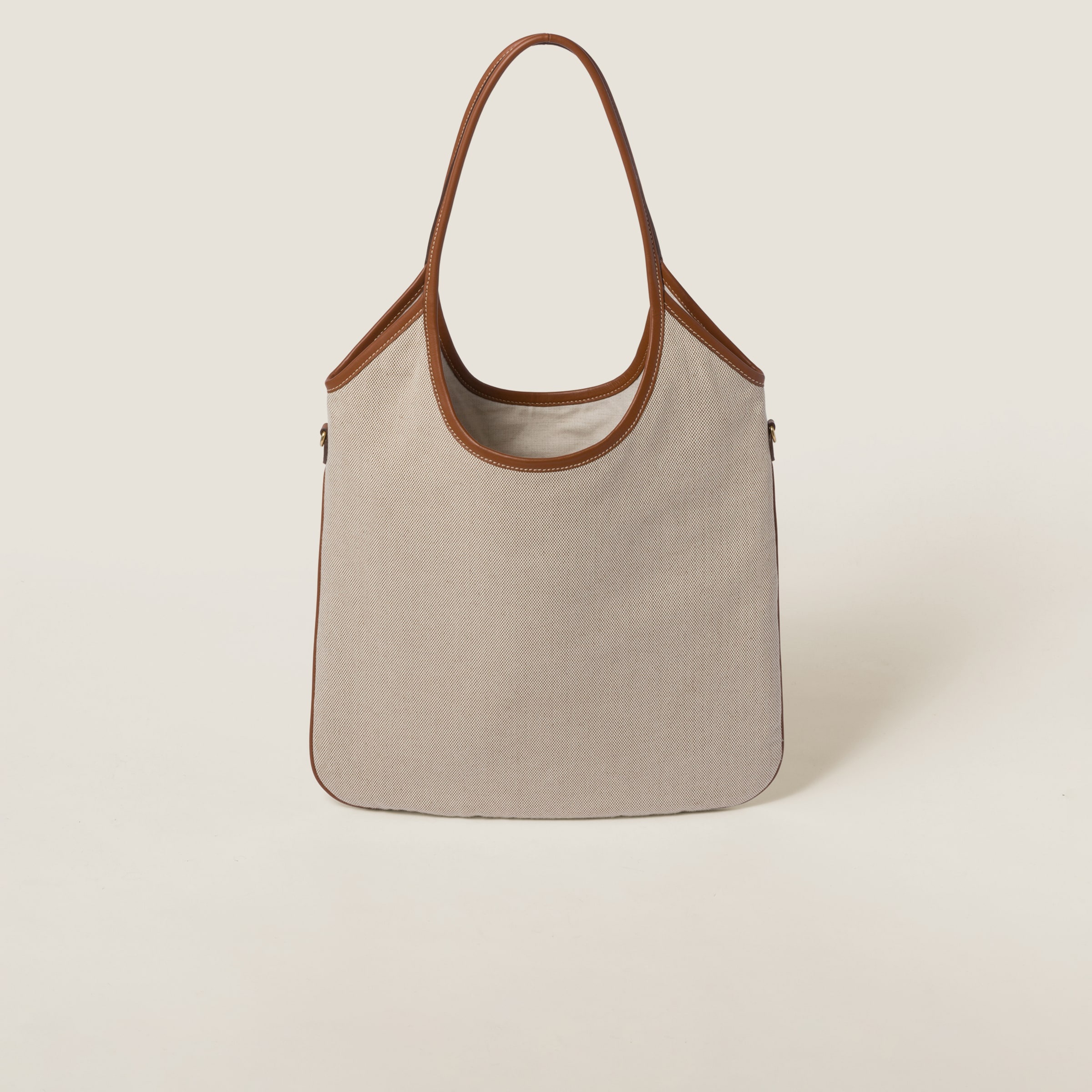 ミュウミュウ正規品/関税送料込み Ivy Canvas Tote Bag Miu Miu Ivy Canvas Tote Bag | Neutrals | FARFETCH