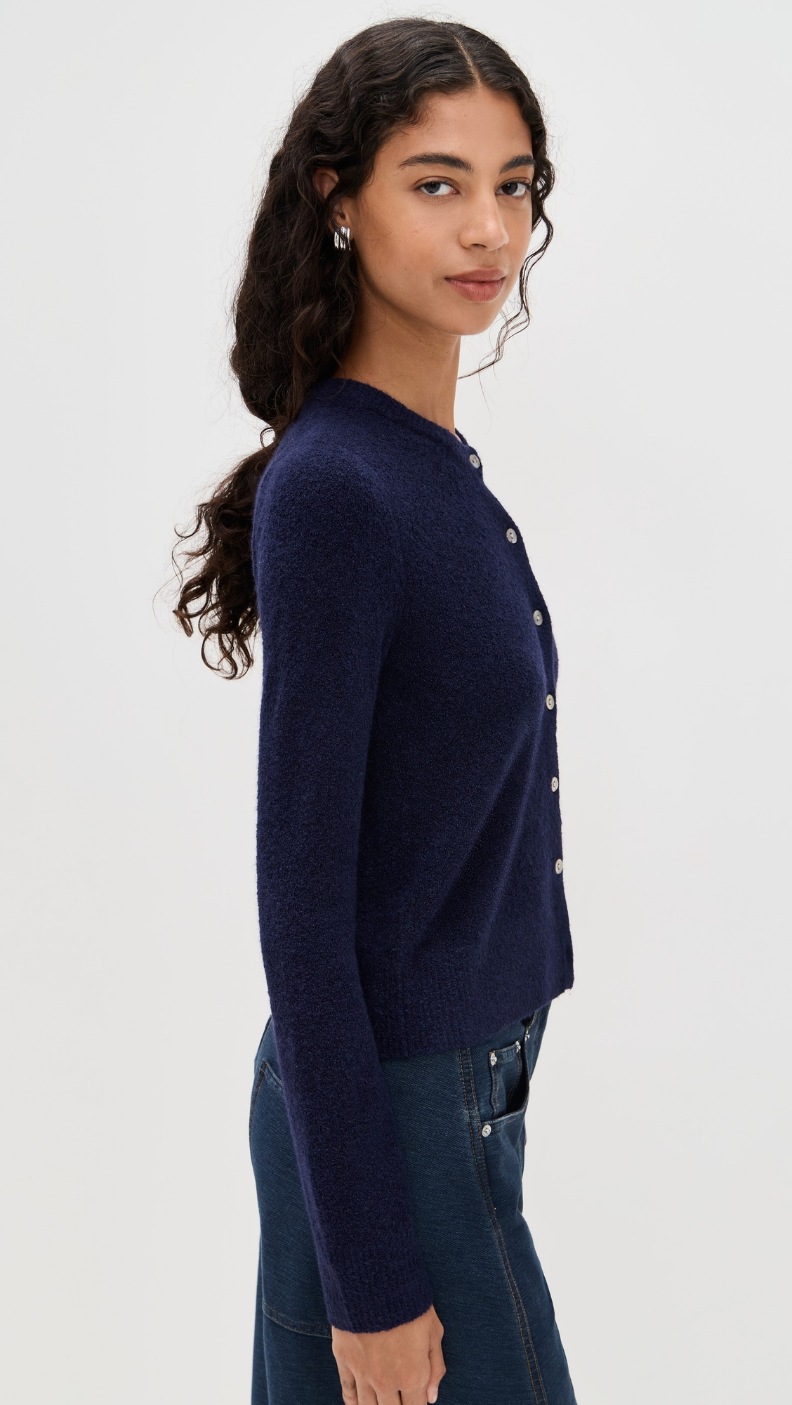 Soft Boucle Cardigan - 3